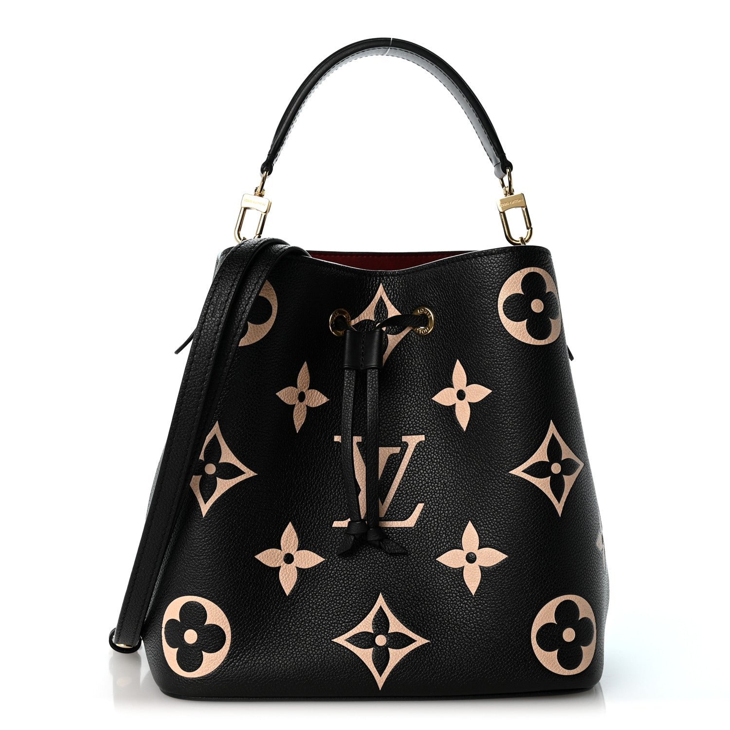 Louis Vuitton Empreinte Monogram Giant Neonoe MM Black Beige
