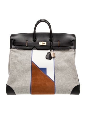 Toile & Barenia Flag HAC Birkin 50
