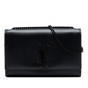 Calf Leather Medium Grain De Poudre Monogram Monochrome Kate Crossbody