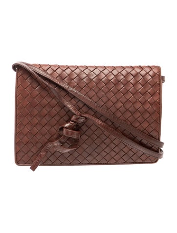 Intrecciato Crossbody Bag Vintage