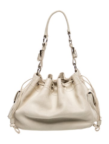 Vitello Daino Leather Shoulder Bag