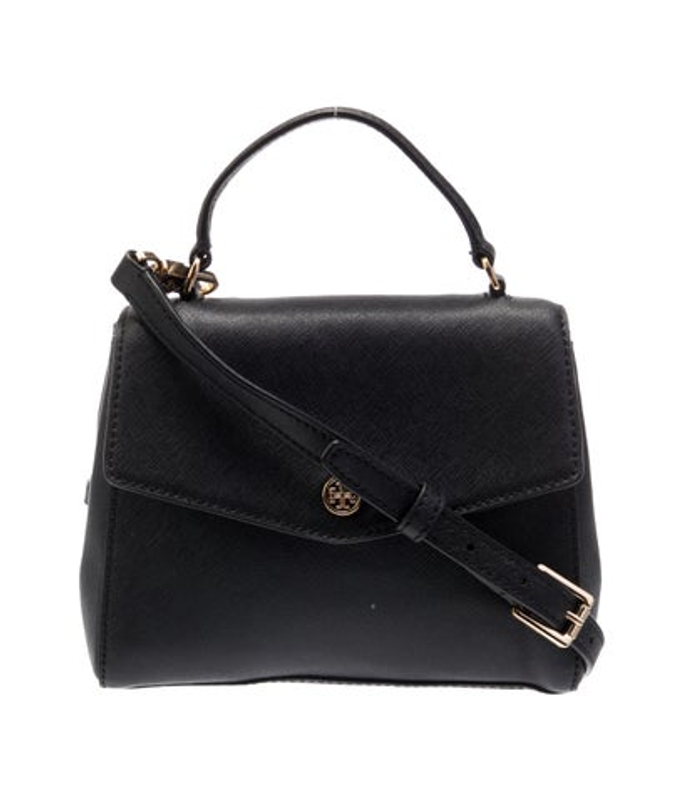 Tory Burch Burch Saffiano Leather Top Handle Bag