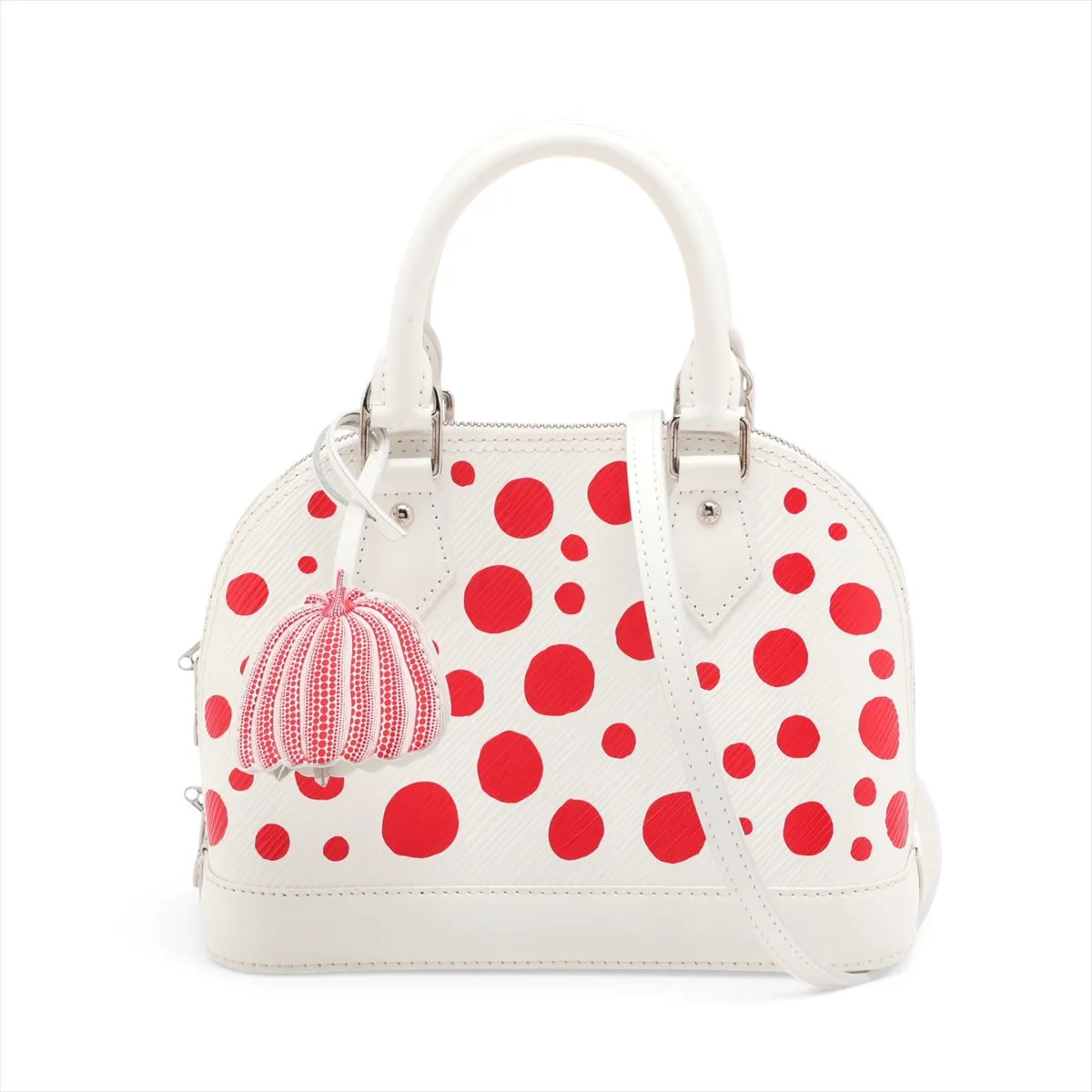 Louis Vuitton x Yayoi Kusama Epi Alma BB M21712 White x red There was an RFID re
