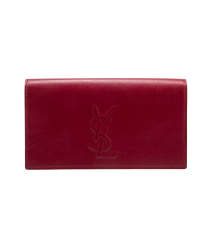 Saint Laurent Saint Laurent Leather Clutch