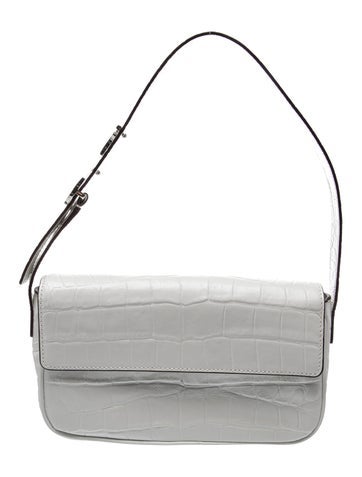Staud Embossed Leather Shoulder Bag