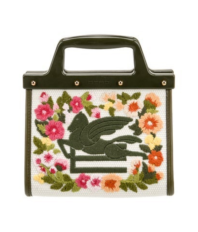 Etro Canvas Top Handle Bag 2022