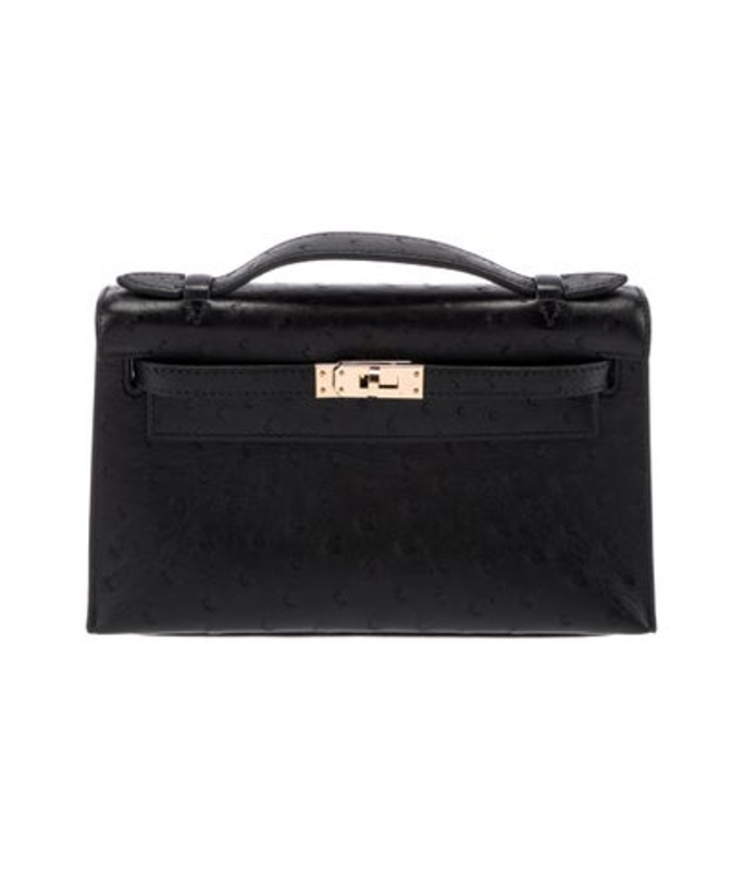 Hermes Ostrich Kelly Pochette