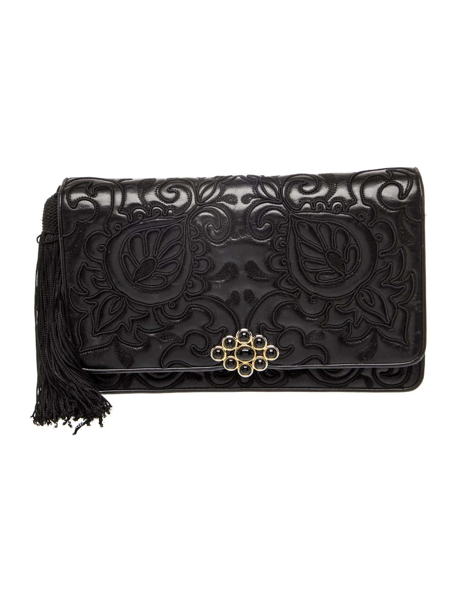 Judith Leiber Leather Clutch