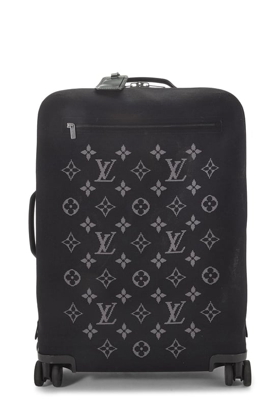 Black Monogram Jacquard Soft Horizon 55