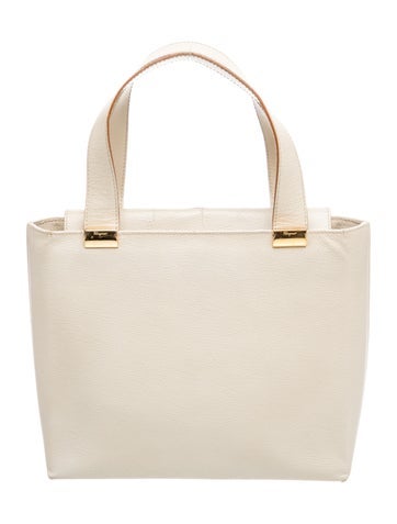 Ferragamo Leather Top Handle Bag