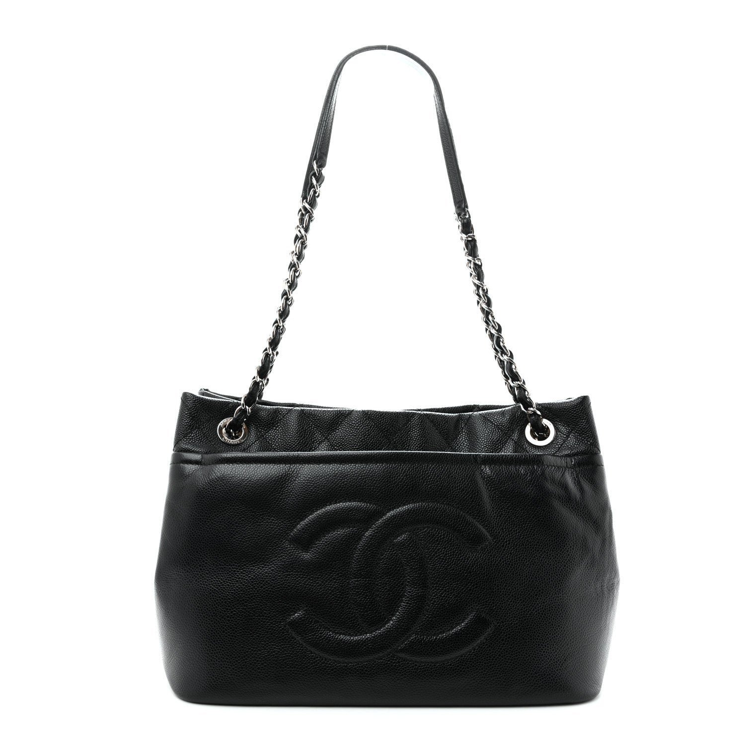 Chanel Caviar Timeless CC Soft Tote Black
