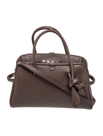 Leather Top Handle Bag w/ Tags