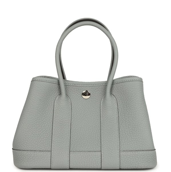 Hermes Hermes Garden Party Neo 23 Gris Pantin Negonda Palladium Hardware