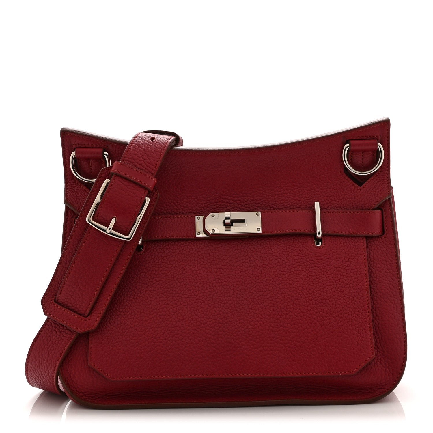 Hermes Taurillon Clemence Jypsiere 31 Rubis