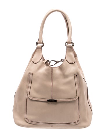Leather Top Handle Bag