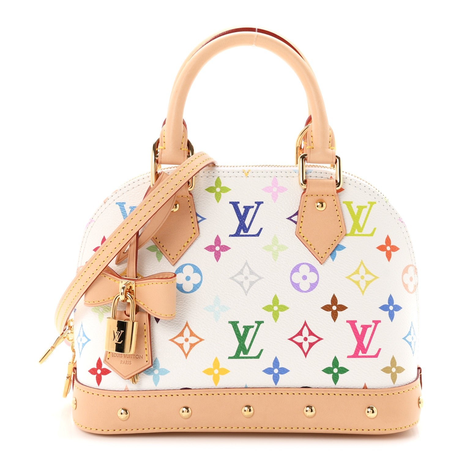 Louis Vuitton LV x TM Monogram Multicolor Alma BB White