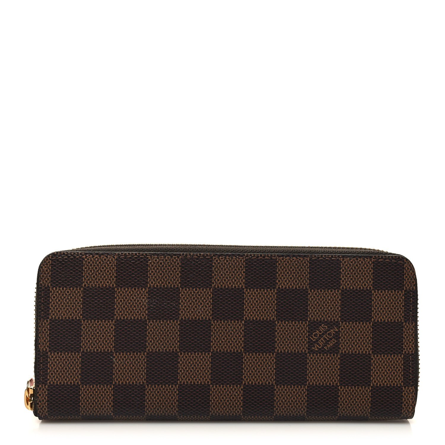 Louis Vuitton Damier Ebene Clemence Wallet Rose Ballerine