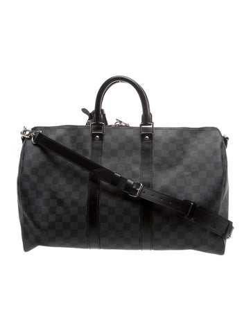 Damier Graphite Keepall Bandouliere 45