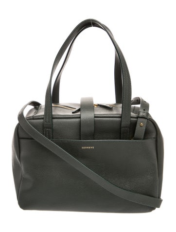 Leather Top Handle Bag