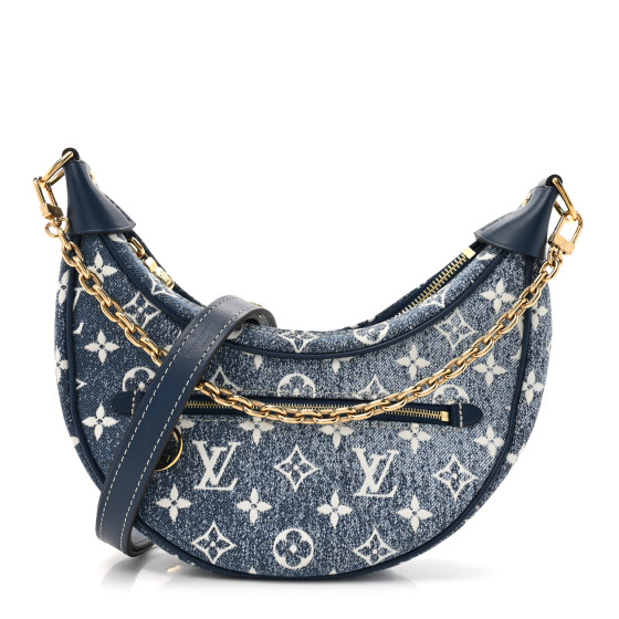 Louis Vuitton Monogram Jacquard Denim Loop Bleu