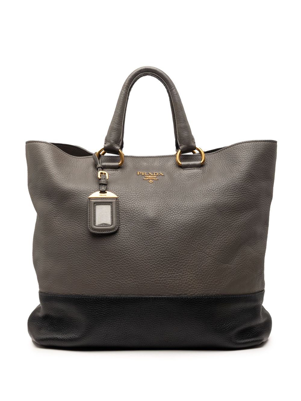 2010-2026 Bicolor Vitello Daino Open Convertible Tote satchel