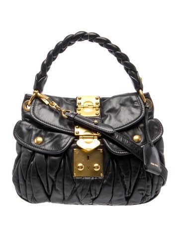 Leather Top Handle Bag