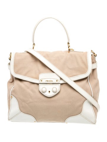 Cinghiale Leather Cinghiale Trimmed Canapa Top Handle Bag