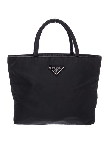 Tessuto Nylon Top Handle Bag Mini Vintage
