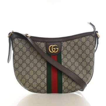 GG Supreme Ophidia Half Moon Hobo Small