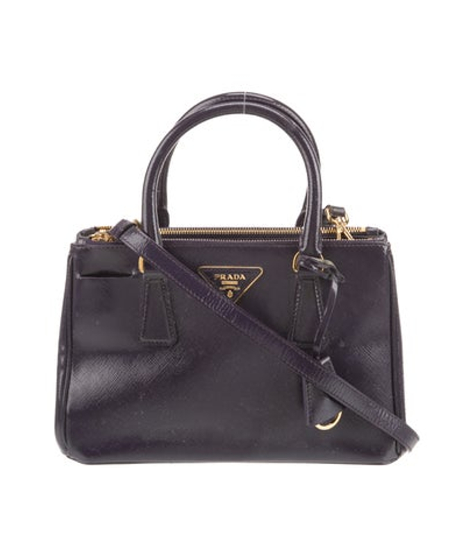 Prada Saffiano Leather Galleria Double Zip
