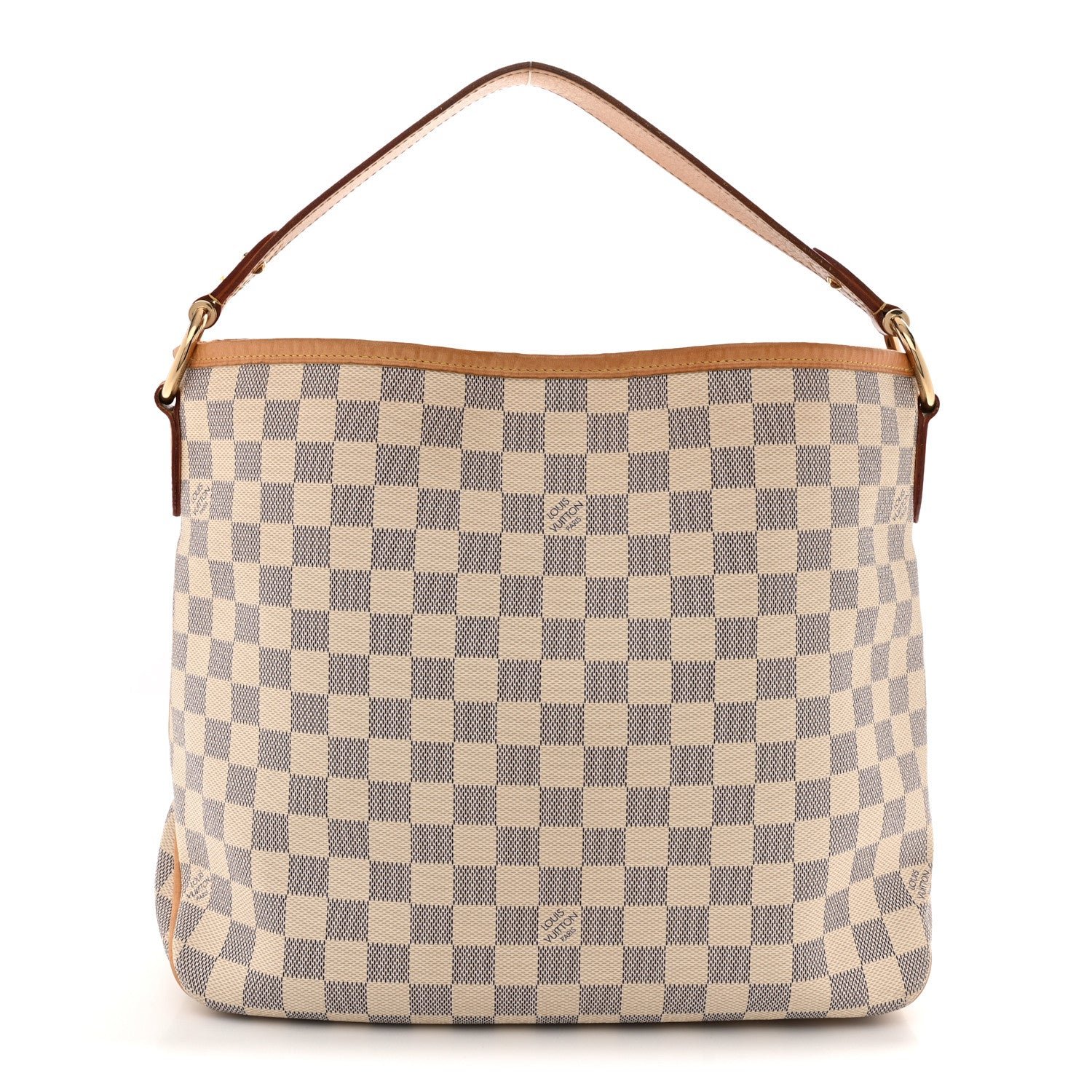 Louis Vuitton Damier Azur Delightful PM Rose Ballerine