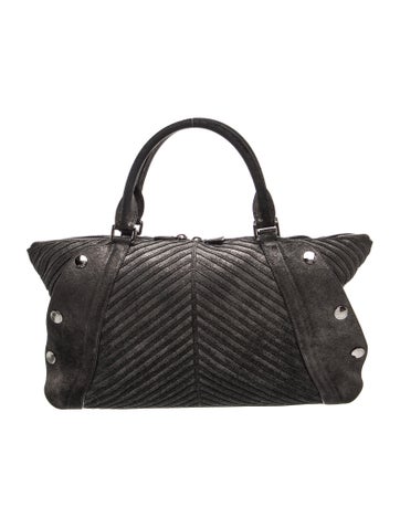 Leather Top Handle Bag