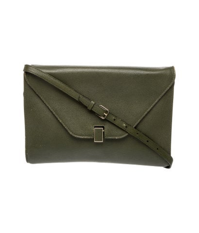 Valextra Leather Messenger Bag