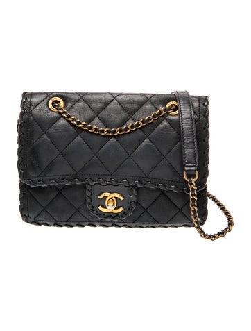Small Happy Stitch Flap Bag