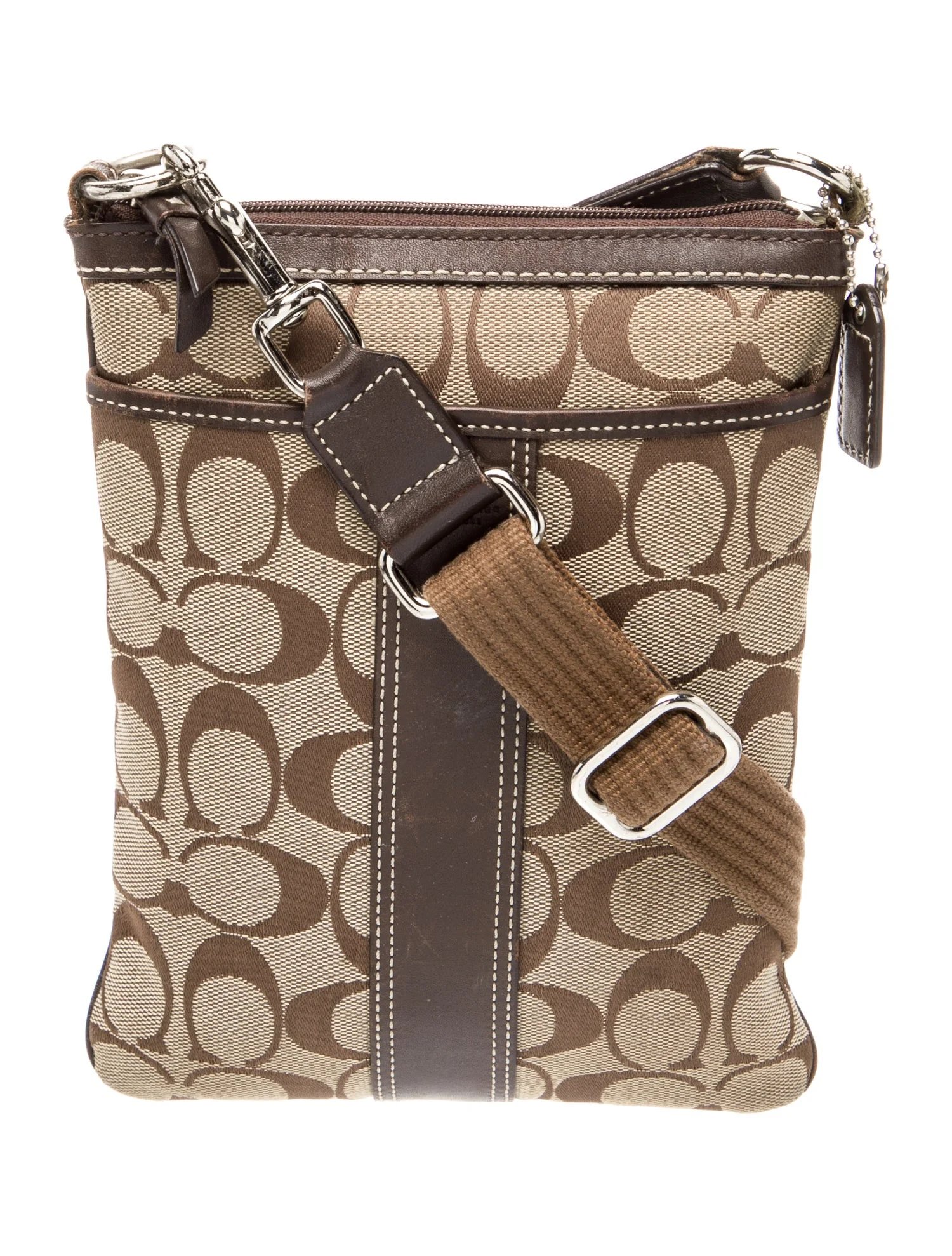Jacquard Crossbody Bag