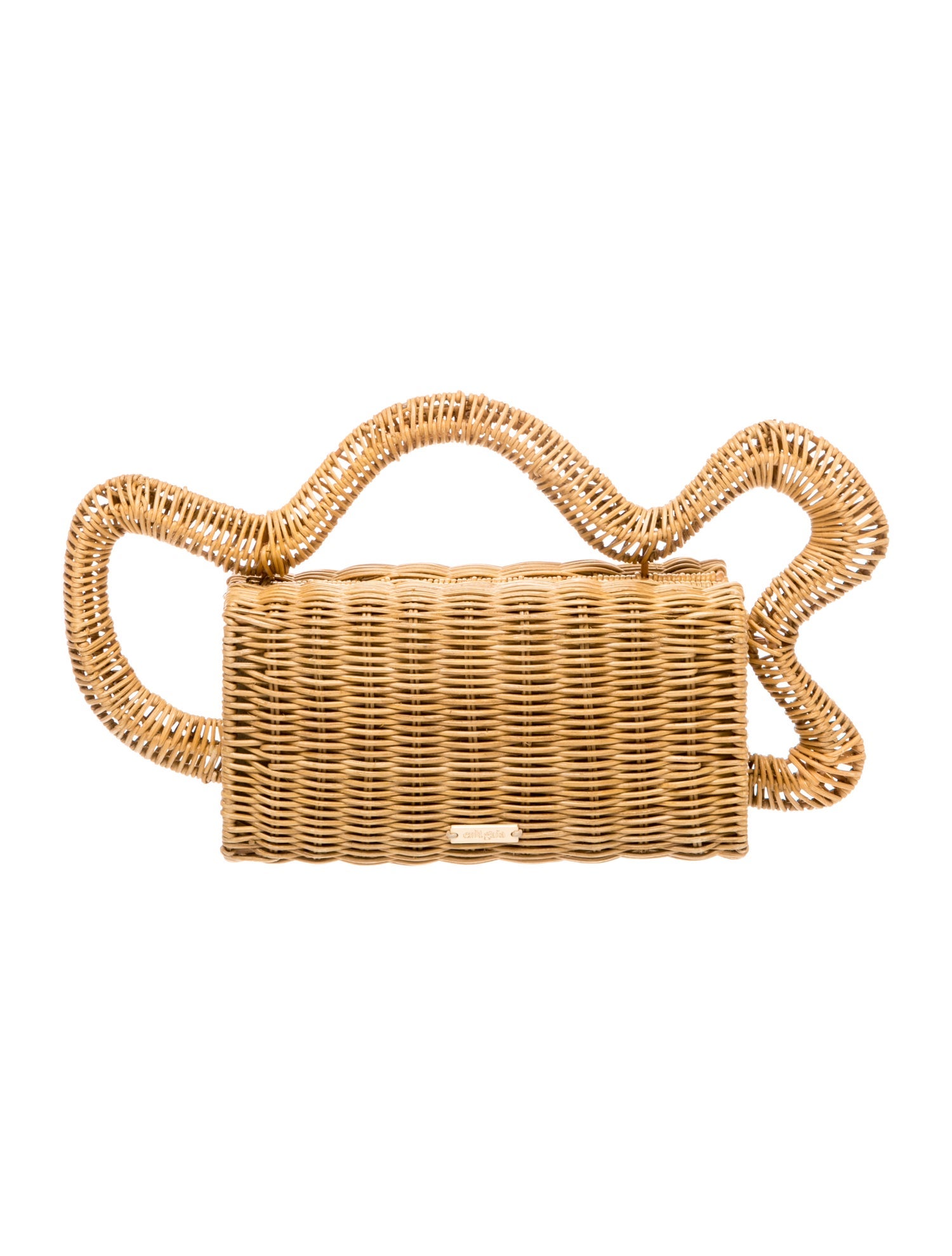 Raffia Top Handle Bag