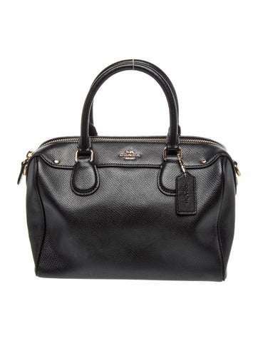 Leather Top Handle Bag