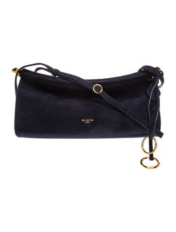 Suede Black 'Le Click' Small