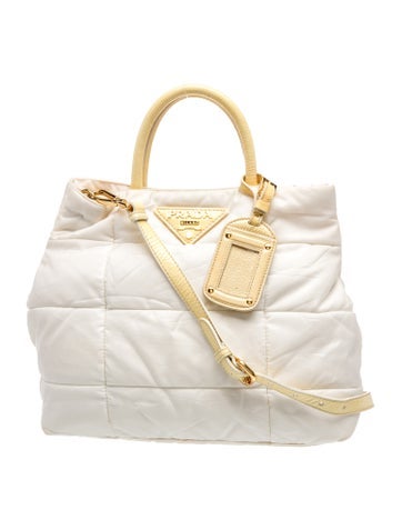 Tessuto Nylon Top Handle Bag