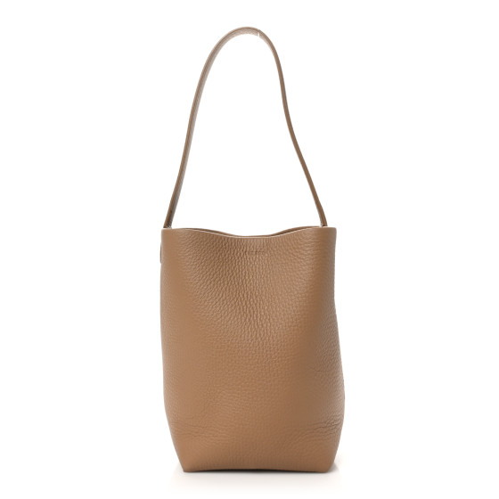 The Row Grained Calfskin Small N/S Park Tote Sandpit