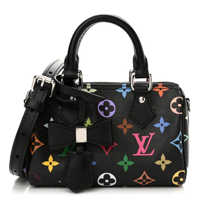 Louis Vuitton LV x TM Monogram Multicolor Nano Speedy Black