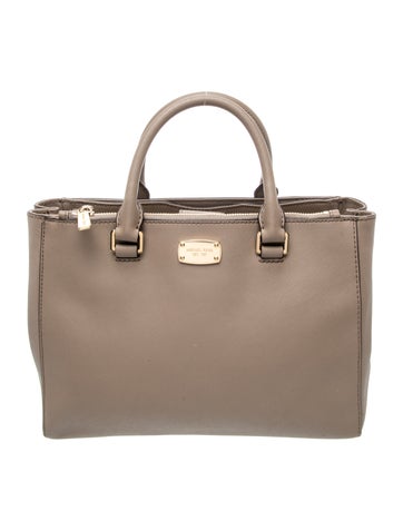 Saffiano Leather Top Handle Bag