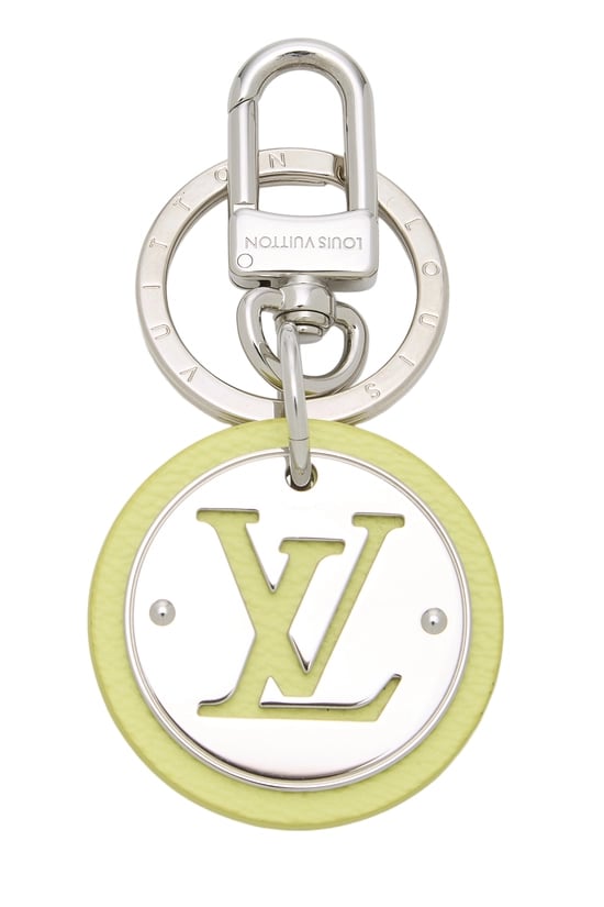 Silver Cutout Circle Logo Key Holder