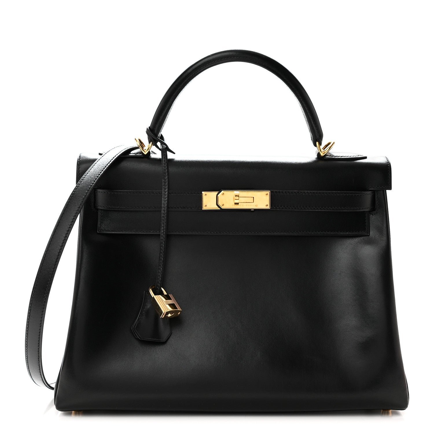 Hermes Box Kelly Retourne 32  Black