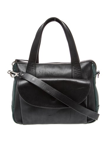 Leather Top Handle Bag