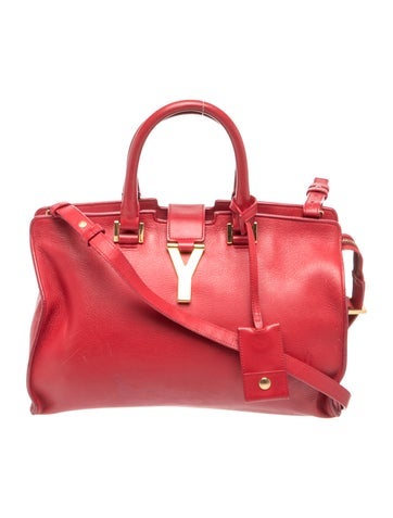 Leather Y Cabas Small