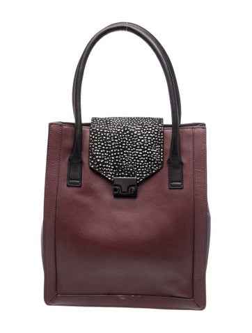 Loeffler Randall Leather Top Handle Bag