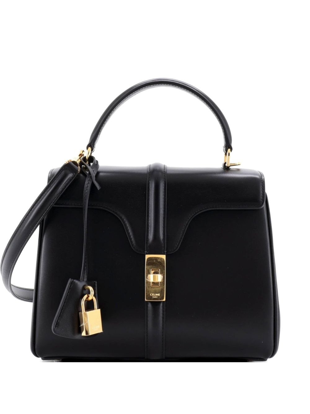 16 Top Handle Bag Smooth Calfskin Small satchel