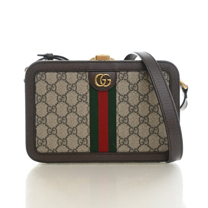 Gucci Medium GG Supreme Ophidia Trunk Messenger