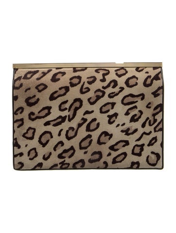 Judith Leiber Calf Hair Clutch